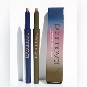 Pear Nova Eye Duo Stick - Navy and Taupe